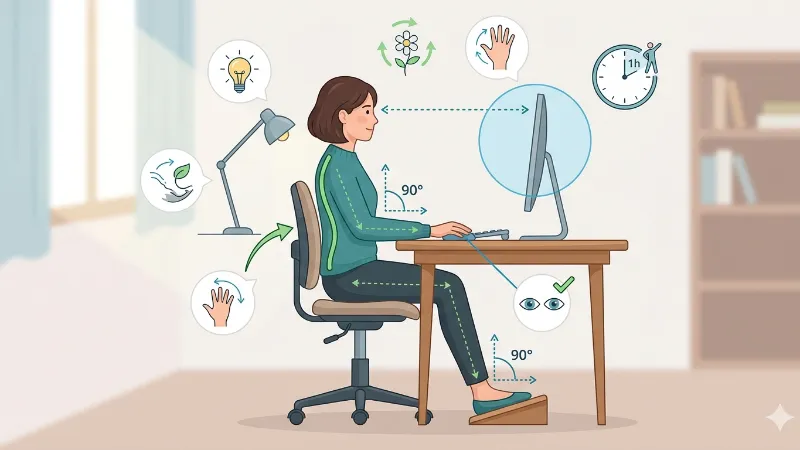 O Guia para o Home Office Ergonômico: Saúde e Produtividade