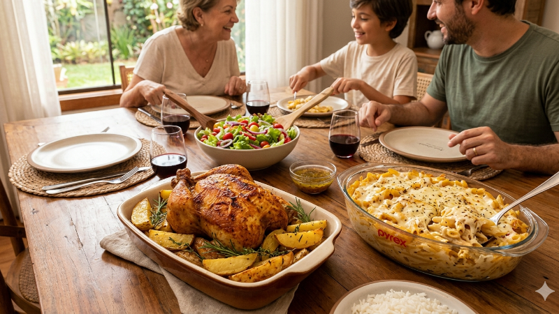 Almoço de Domingo Simples e Gostoso: 2 Receitas Fáceis