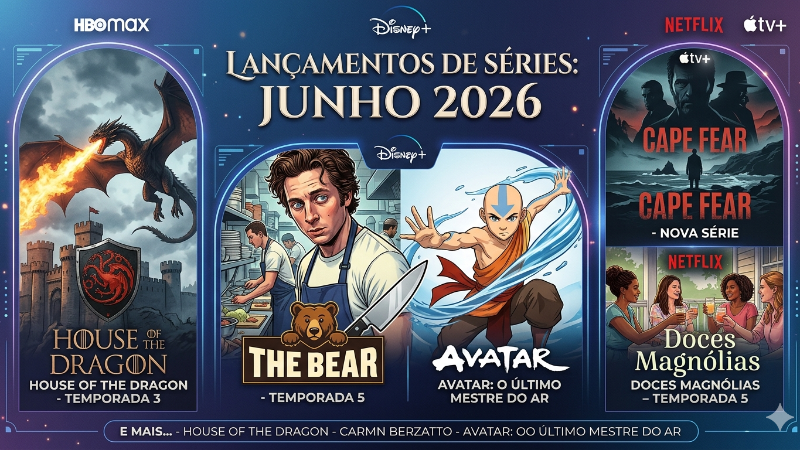 As Séries Mais Aguardadas de Junho de 2026