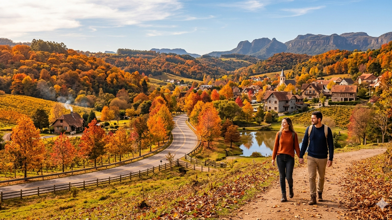 Melhores Destinos para Viajar no Outono